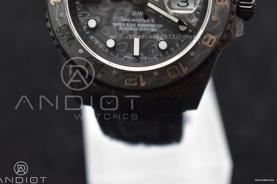 Edition OMF All GMT DIW Black Black on SA3186 Nylon Black 423 Carbon Practical CHS Best Dial Strap 0831